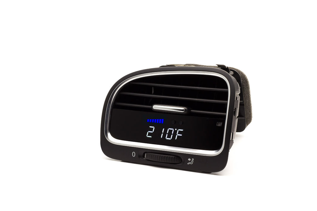 P3 V3 OBD2 - VW Mk6 Gauge (2009-2014) Left Hand Drive, R Models,  Blue bars / White digits, Pre-installed in OEM Vent