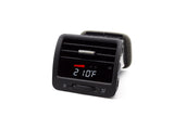 P3 V3 OBD2 - VW Mk5 Gauge (2007-2009) Right Hand Drive, Golf/GTI/Jetta, Red bars / White digits, Pre-installed in OEM Vent