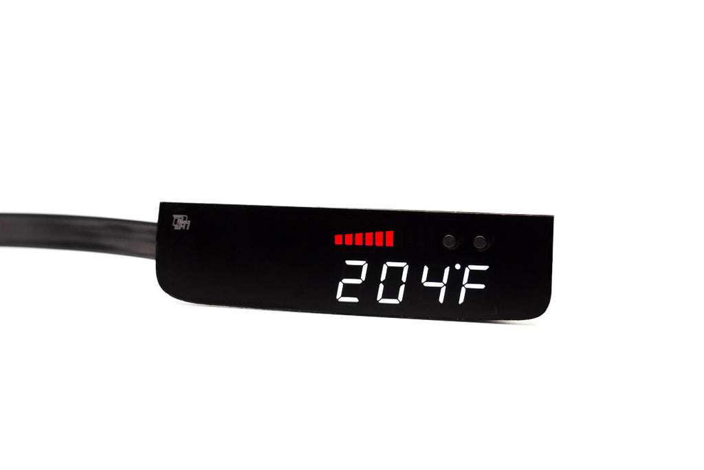 P3 Analog Gauge - VW Mk5 Polo (2009-2018) Right Hand Drive, Red bars / White digits