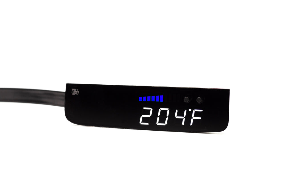 P3 Analog Gauge - VW Mk5 Polo (2009-2018) Right Hand Drive, Blue bars / White digits