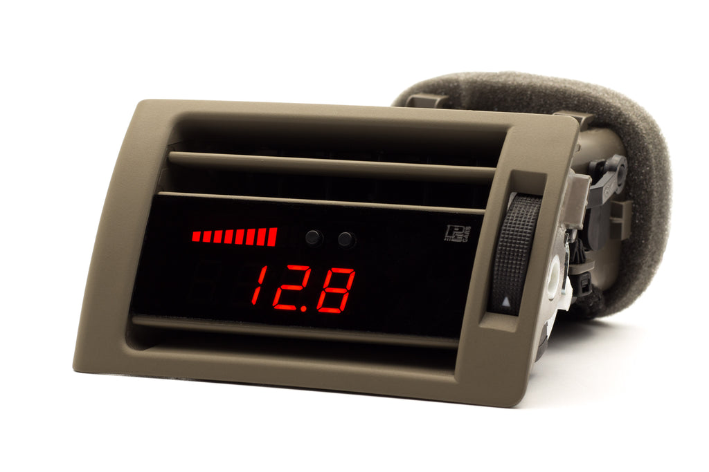 P3 Analog Gauge - Audi B6 (2001-2006) Left Hand Drive, Pre-installed in OEM Vent (TAN)