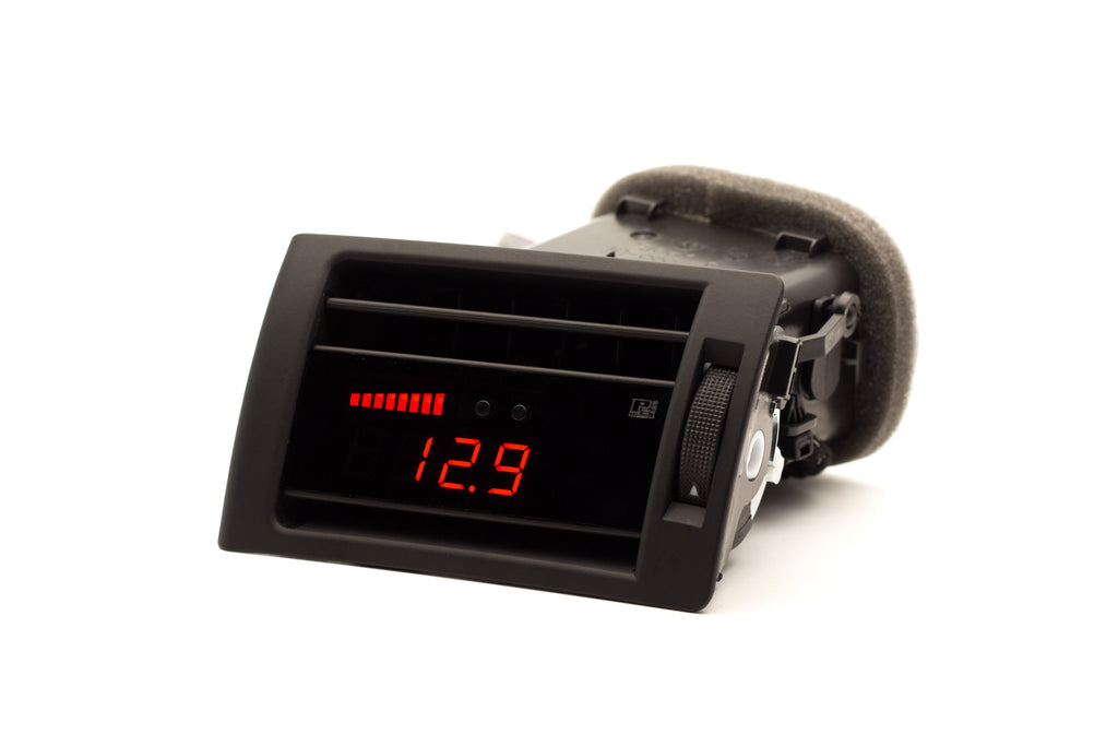 P3 Analog Gauge - Audi B7 (2006-2008) Left Hand Drive, Pre-installed in OEM Vent (BLACK)