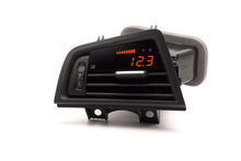 Load image into Gallery viewer, P3 Analog Gauge - BMW F1X (2011-2017) Left Hand Drive, Orange bars / Orange digits, Pre-installed in OEM Vent (BLACK SLATS)