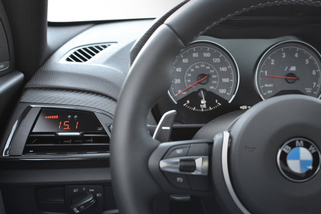 P3 Analog Gauge - BMW F2X/F87 (2013-2019) Right Hand Drive, Orange bars / Orange digits