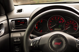 P3 Analog Gauge -Subaru WRX/STI/Forester (2008-2014)Left Hand Drive, Pre-installed in OEM Vent (BLACK) - GTR Auto