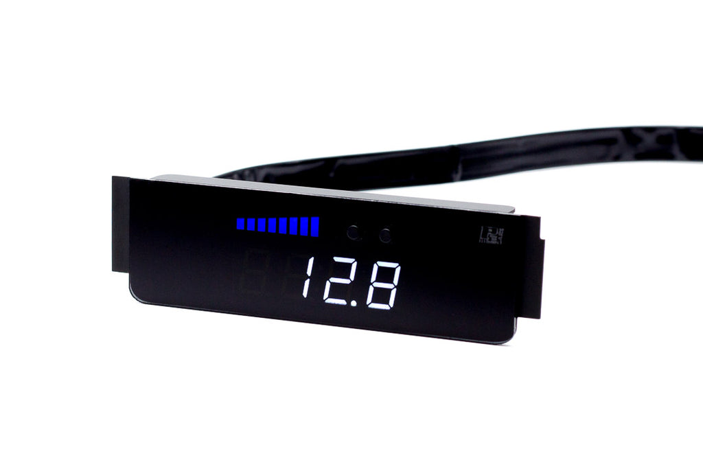 P3 Analog Gauge - VW Mk5 (2005-2009) Right Hand Drive, Blue bars / White digits