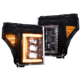 XB HEADLIGHTS SUPER DUTY 11-16 AMBER DRL