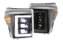 XB HEADLIGHTS SUPER DUTY 11-16 WHITE DRL