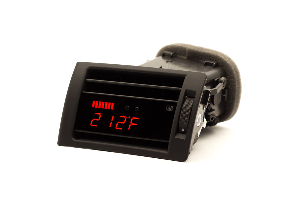 P3 V2 OBD2 Multi-Gauge - Audi B6 (2001-2006) Left hand drive, Pre-installed in OEM Vent (BLACK) - GTR Auto