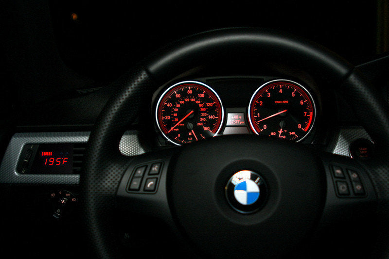 P3 V2 OBD2 Multi-Gauge - BMW E9X (2004-2007) Left hand drive, Pre-installed in OEM Vent