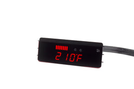 P3 V2 OBD2 Multi-Gauge - VW Mk4 (1997-2004) Left hand drive, GTI/R32/TDI, Red bars / Red digits - GTR Auto