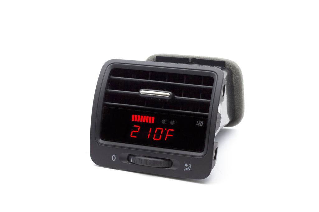 P3 V2 OBD2 Multi-Gauge - VW Mk5 TDI (2005-2009) Left hand drive, Golf TDI / Jetta TDI, Pre-installed in OEM Vent