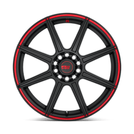 MR142 17X7 5X4.25/4.5 S-BLK RED 40MM