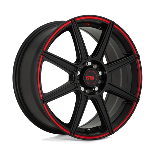 MR142 17X7 4X100/4.5 S-BLK RED 40MM