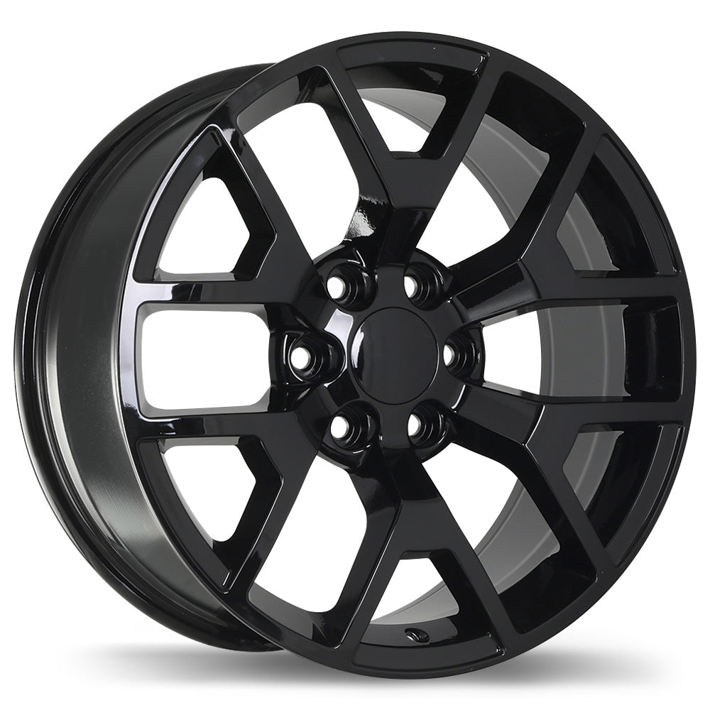 R162A 20x9.0 6x139.7mm +27 78.1mm BLK