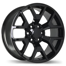 R162A 20x9.0 6x139.7mm +27 78.1mm BLK