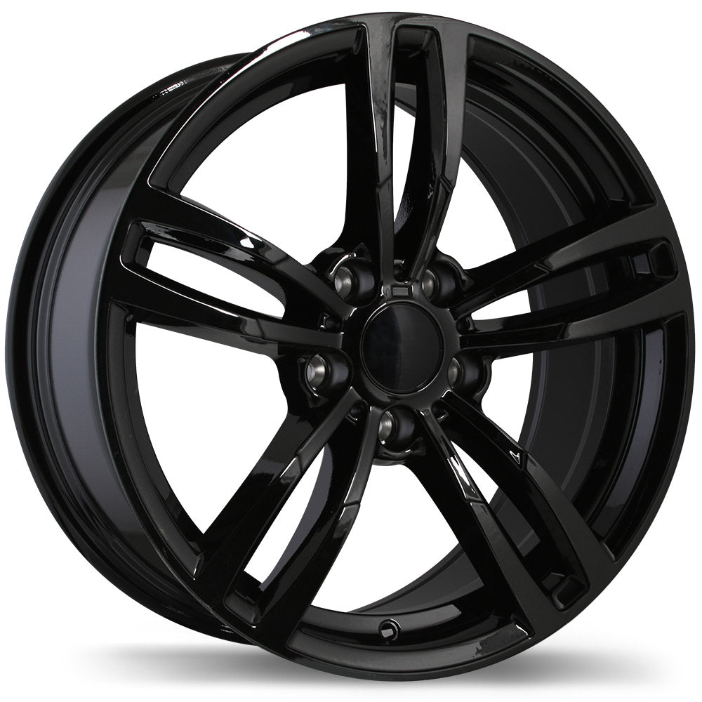 R163A 18x8.0 5x120mm +35 72.6mm BLK