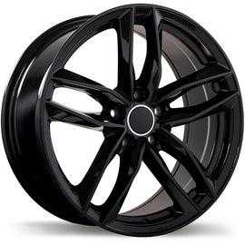 R167 18x8.0 5x112mm +42 66.5mm BLK