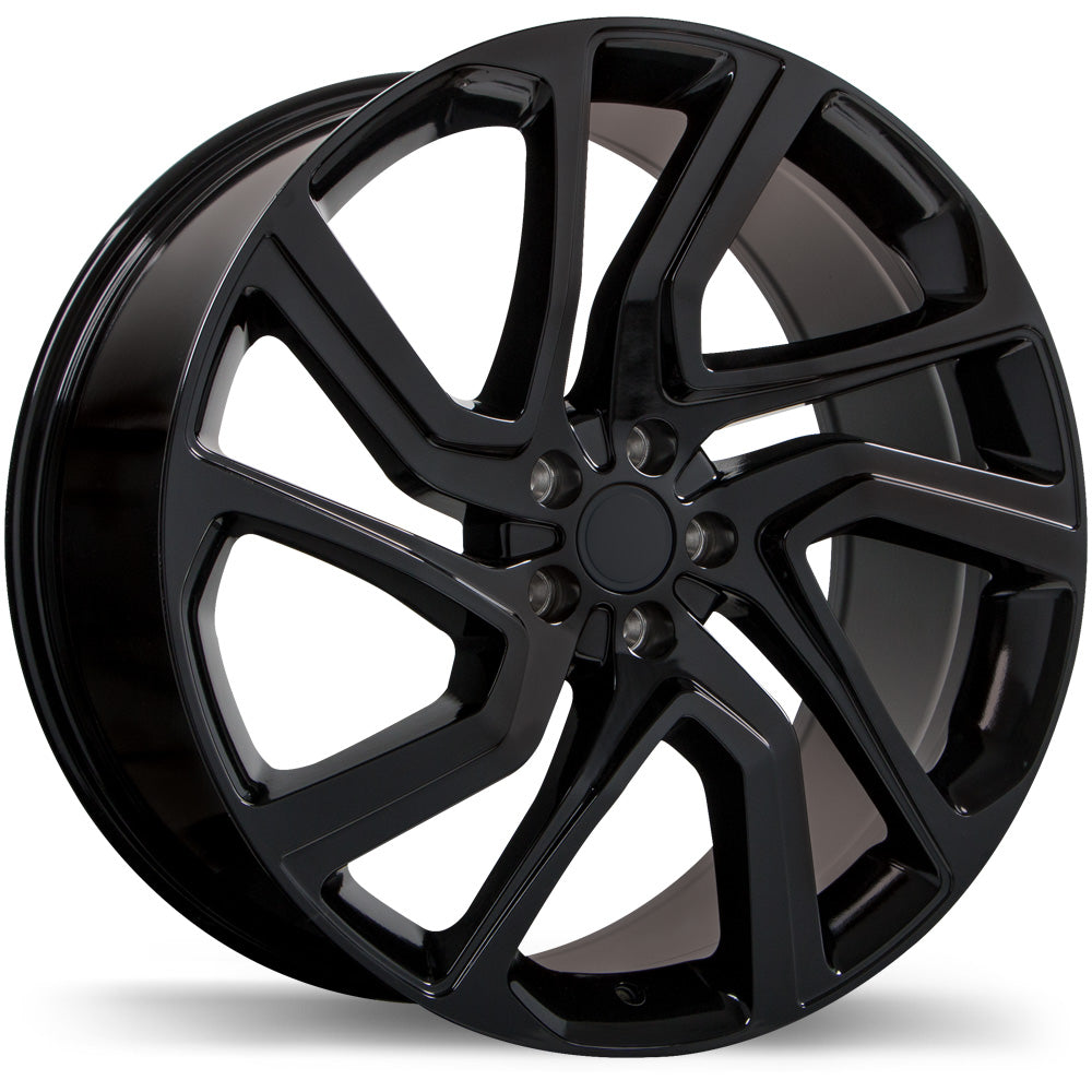 R229 21x9.5 5x120mm +49 72.6mm BLK