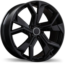Load image into Gallery viewer, R252 20x8.5 5x112mm +25 66.5mm BLK