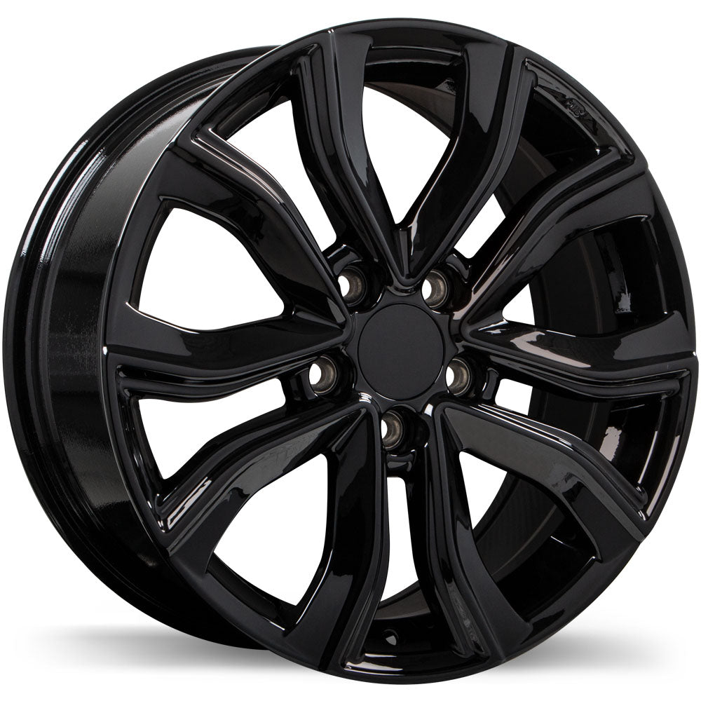 R256 17x7.5 5x114.3mm +45 64.1mm BLK