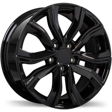 Load image into Gallery viewer, R256 17x7.5 5x114.3mm +45 64.1mm BLK