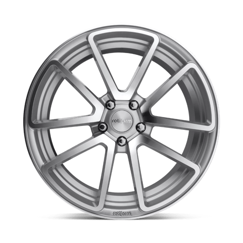 R120 18X8.5 5X4.5 GL-SLVR-MACH 45MM