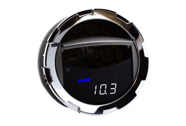 P3 Analog Gauge - Ford Super Duty (2008-2016) Universal, Pre-installed in OEM Vent (SILVER TRIM)
