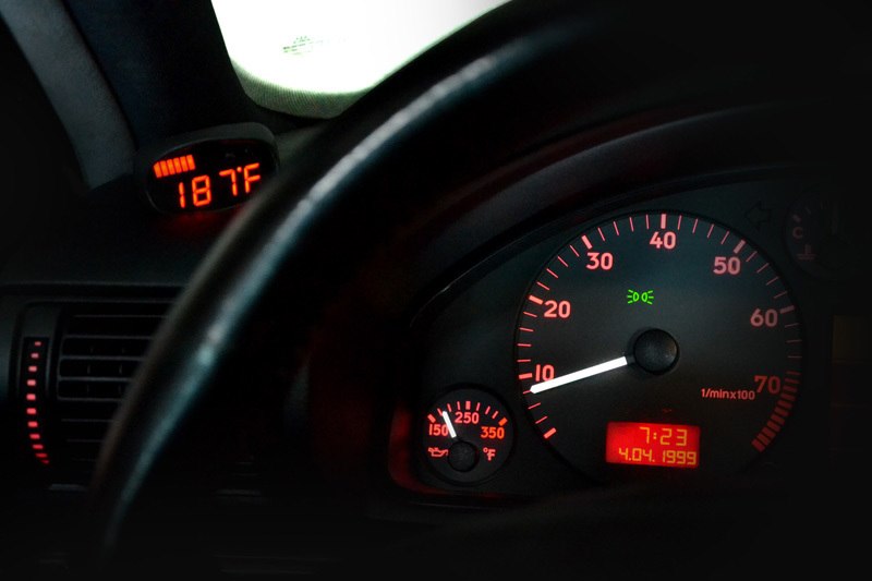 P3 V2 OBD2 Multi-Gauge - Audi 8L A3 (1996-2003) Universal, 3D enclosure included