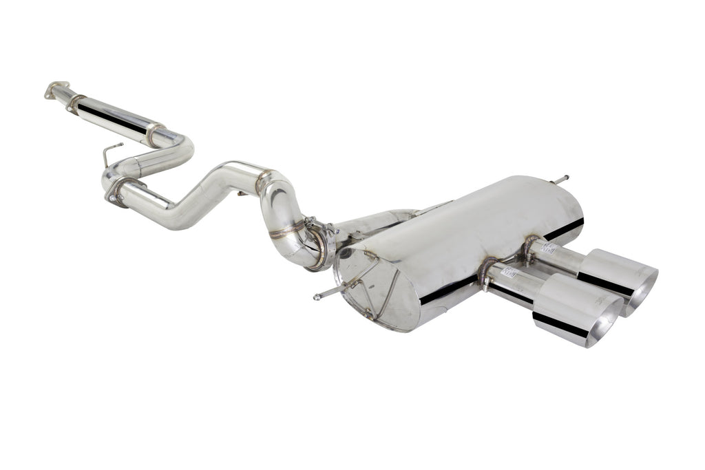 XForce Ford Focus ST FWD  - Stainless Steel 3" Cat Back System with Varex Rear Muffler.