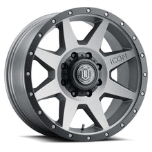 Load image into Gallery viewer, ICON Rebound 20x9 8x6.5in 12mm Offset 5.5in BS Titanium Wheel