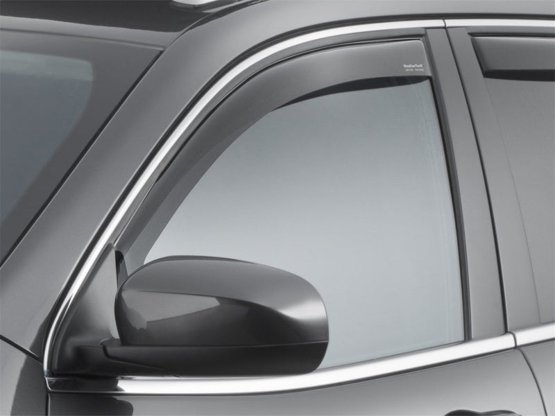 WeatherTech 14+ Jeep Cherokee Front Side Window Deflectors - Dark Smoke