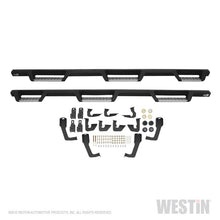 Load image into Gallery viewer, Westin/HDX 07-18 Chevrolet Silverado 2500 6.5ft Drop Wheel to Wheel Nerf Step Bars - Textured Black