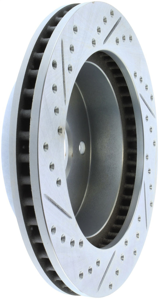 StopTech 00-01 Dodge Ram 1500 4WD Sport Slotted & Drilled Front Left Rotor