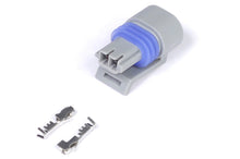 Load image into Gallery viewer, Haltech Delphi 2 Pin GM Style Air Temp Connector Grey Plug &amp; Pins