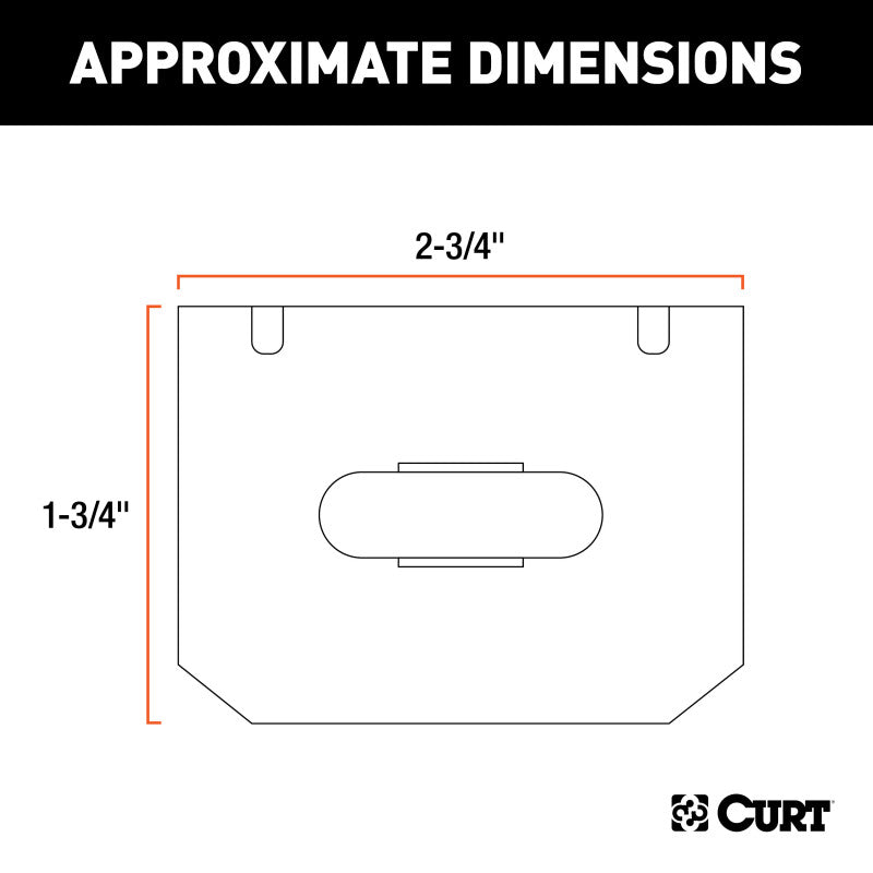 Curt Connector Mounting Bracket for 4-Way Flat