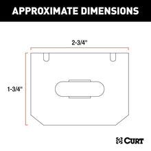 Load image into Gallery viewer, Curt Connector Mounting Bracket for 4-Way Flat