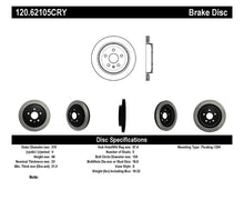 Load image into Gallery viewer, Stoptech 08-19 Cadillac CTS Rear Premium Cryostop Brake Rotor