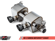 Load image into Gallery viewer, AWE Tuning Porsche 911 (991.2) Carrera / S SwitchPath Exhaust for PSE Cars - Diamond Black Tips