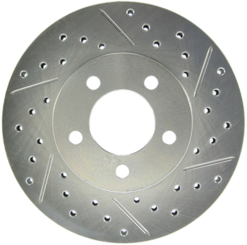 StopTech Select Sport 94-00 Ford Taurus / 94-95 Taurus SHO Slotted and Drilled Left Front Rotor