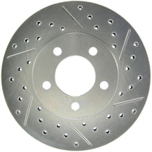 Load image into Gallery viewer, StopTech Select Sport 94-00 Ford Taurus / 94-95 Taurus SHO Slotted and Drilled Left Front Rotor