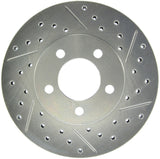 StopTech Select Sport 94-00 Ford Taurus / 94-95 Taurus SHO Slotted and Drilled Left Front Rotor
