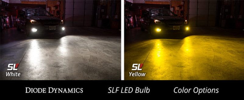 Diode Dynamics H8 SLF LED - Yellow (Pair)