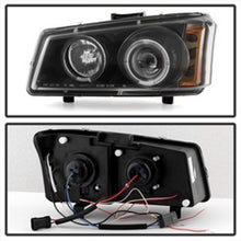 Load image into Gallery viewer, Spyder Chevy Silverado 1500 03-06 Projector LED Halo LED Amber Reflector Blk PRO-YD-CS03-AM-BK