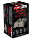 StopTech 10-16 BMW 5-Series Sport Performance Rear Brake Pads