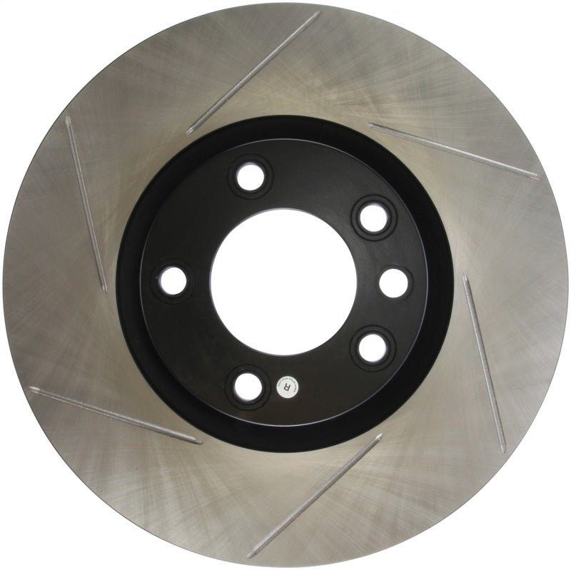 StopTech 11-14 Porsche Cayenne / 11-15 VW Touareg Front Right Slotted Sport Brake Rotor