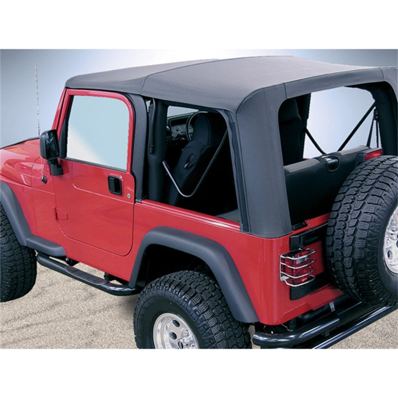 Rugged Ridge Soft Top Black Tinted Windows 03-06 Jeep Wrangler TJ