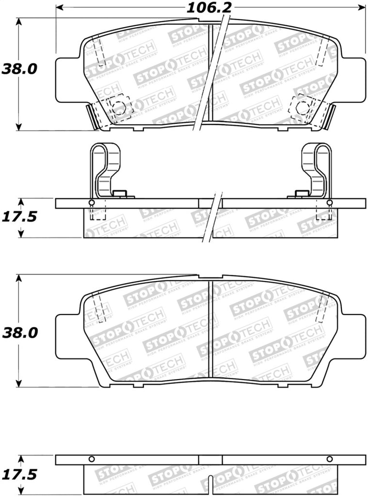StopTech Street Brake Pads