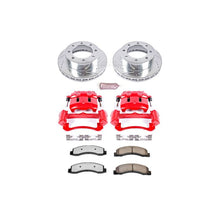 Load image into Gallery viewer, Power Stop 99-04 Ford F-350 Super Duty Front Z36 Truck &amp; Tow Kit w/Cals