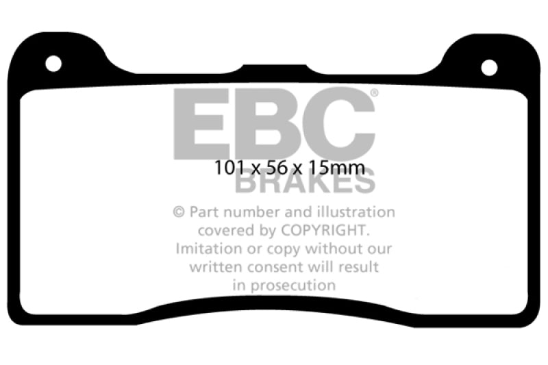 EBC Brakes Yellowstuff Performance Brake Pads